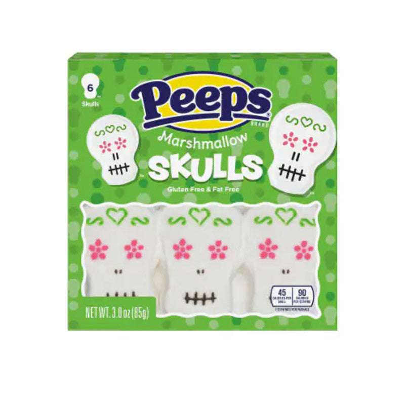 Peeps Marshmallow Skulls 3pk