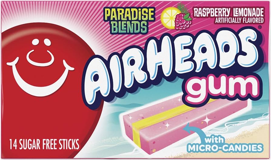 Airhead Gum Raspberry Lemonade