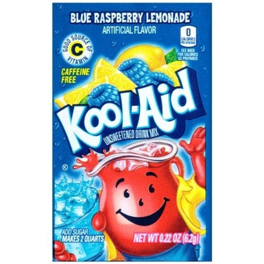 Kool-Aid Unsweetened Blue Raspberry Lemonade 6g