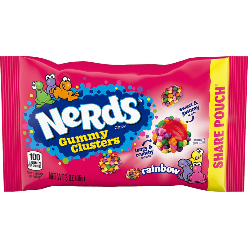 Nerds Gummy Clusters | Rainbow | 85g