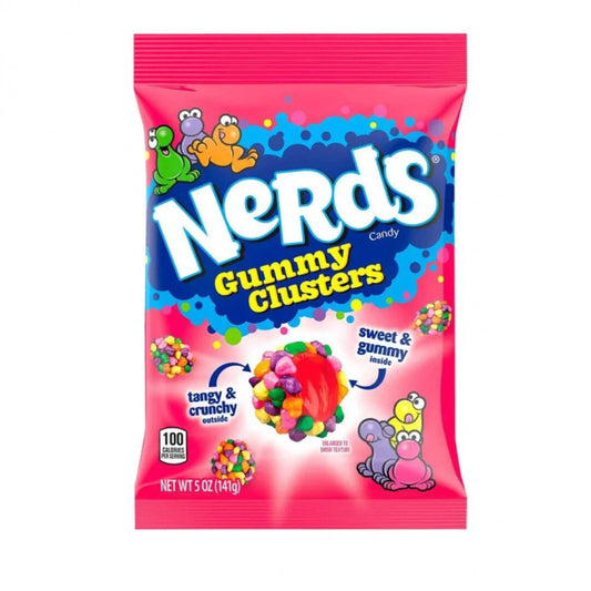 Nerds Gummy Clusters | Rainbow | Peg bag 141g