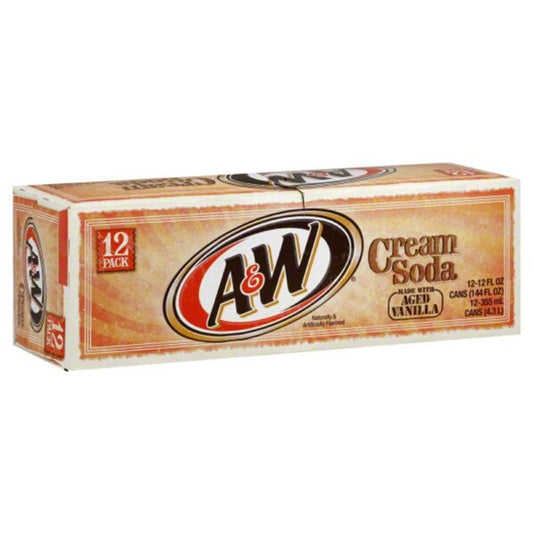 AW CREAM SODA 355ML X 12