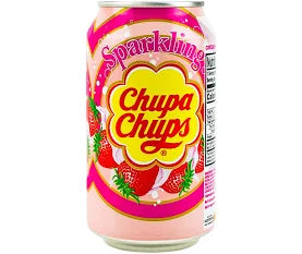 Strawberry Chupa Chup Soft Drink 345ml