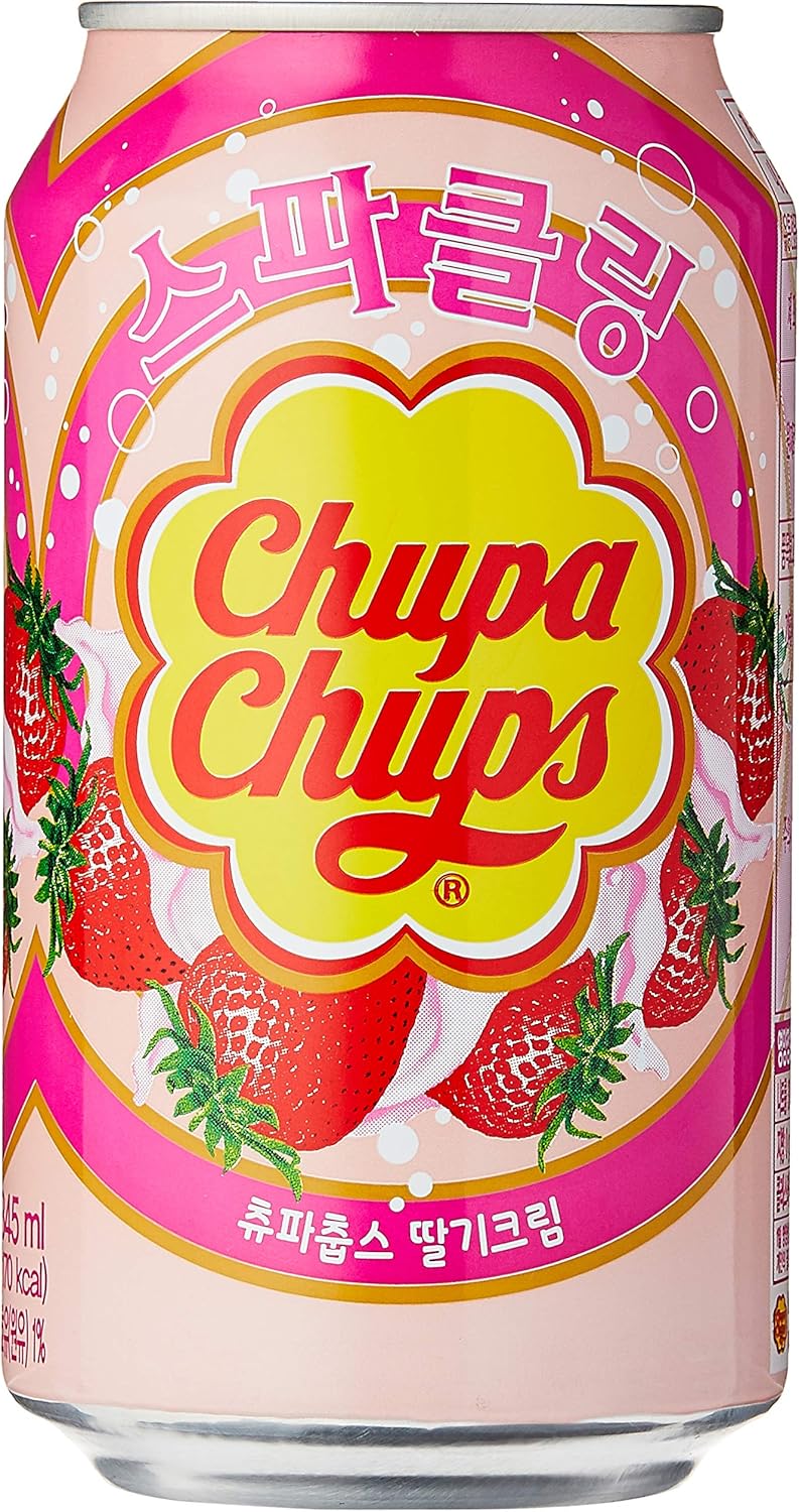 Chupa Chups Drink Strawberry 24 x 355 ml