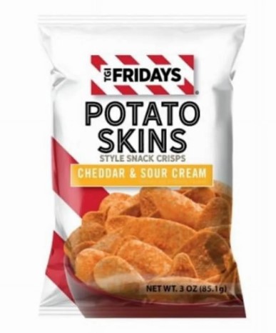 TGIF Potato Skins Ched Sr Crm 85.1g